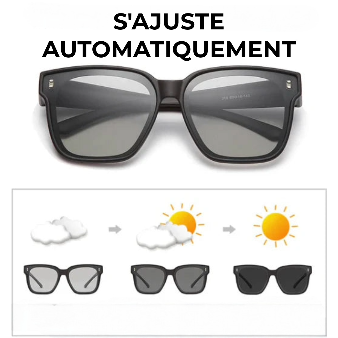 Lunettes de Soleil Stylées à Superposer