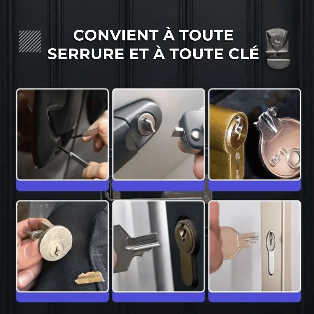Extracteur de clés 12 pièces