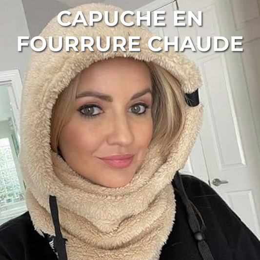 Capuche en fourrure chaude