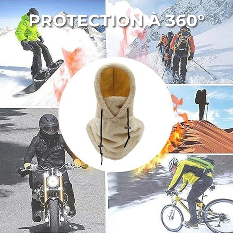 Capuche en fourrure chaude