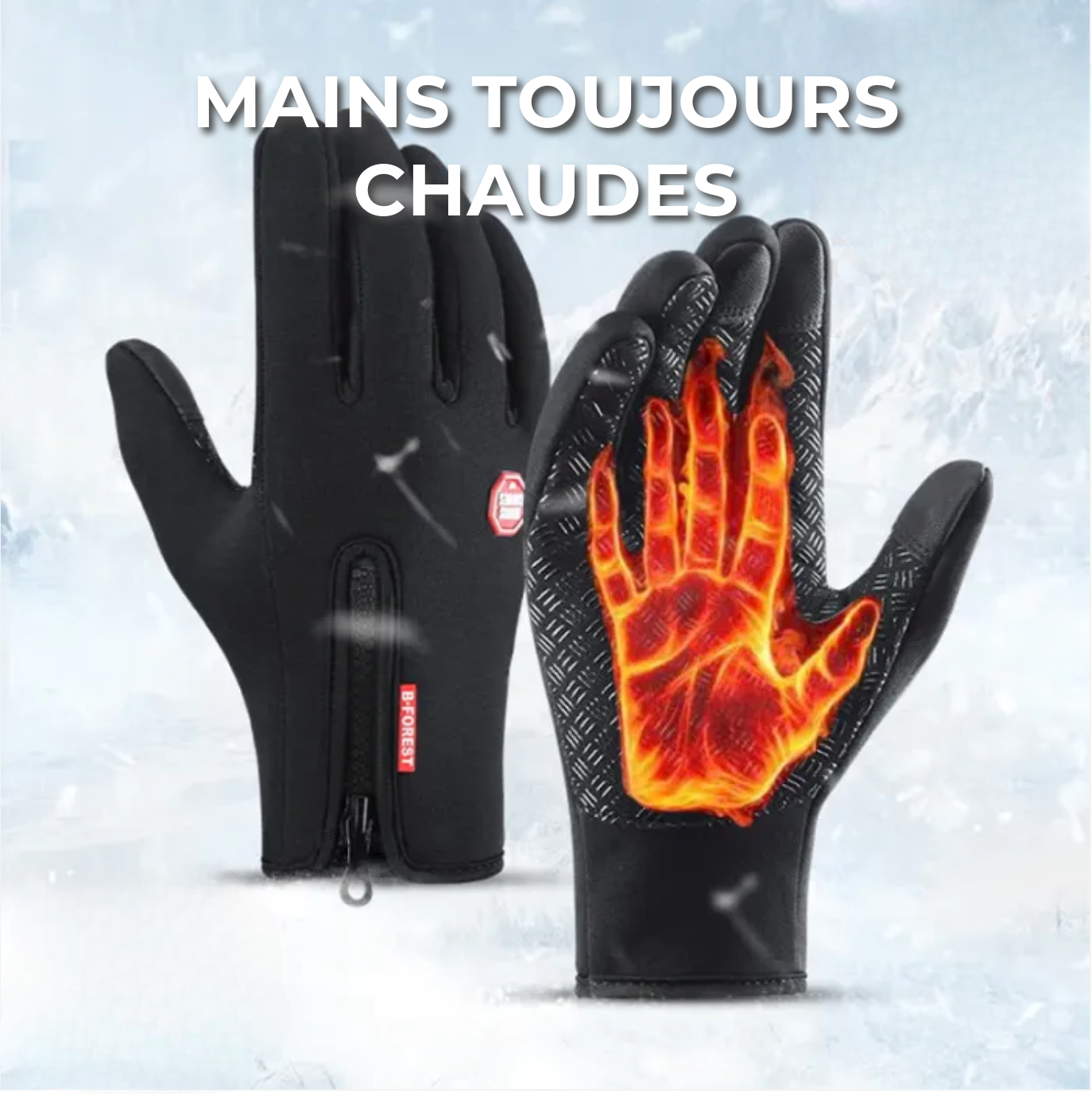 Gants Chauds | Compatibles avec Smartphone