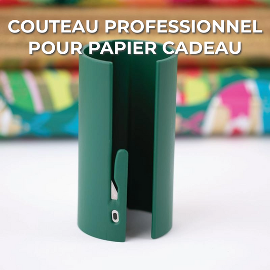 Couteau Professionnel pour Papier Cadeau