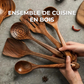 Ensemble de cuisine en bois | 5 pièces