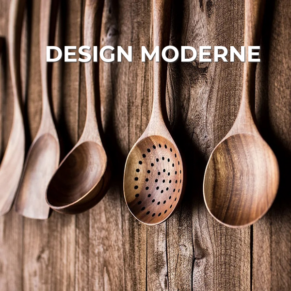 Ensemble de cuisine en bois | 5 pièces
