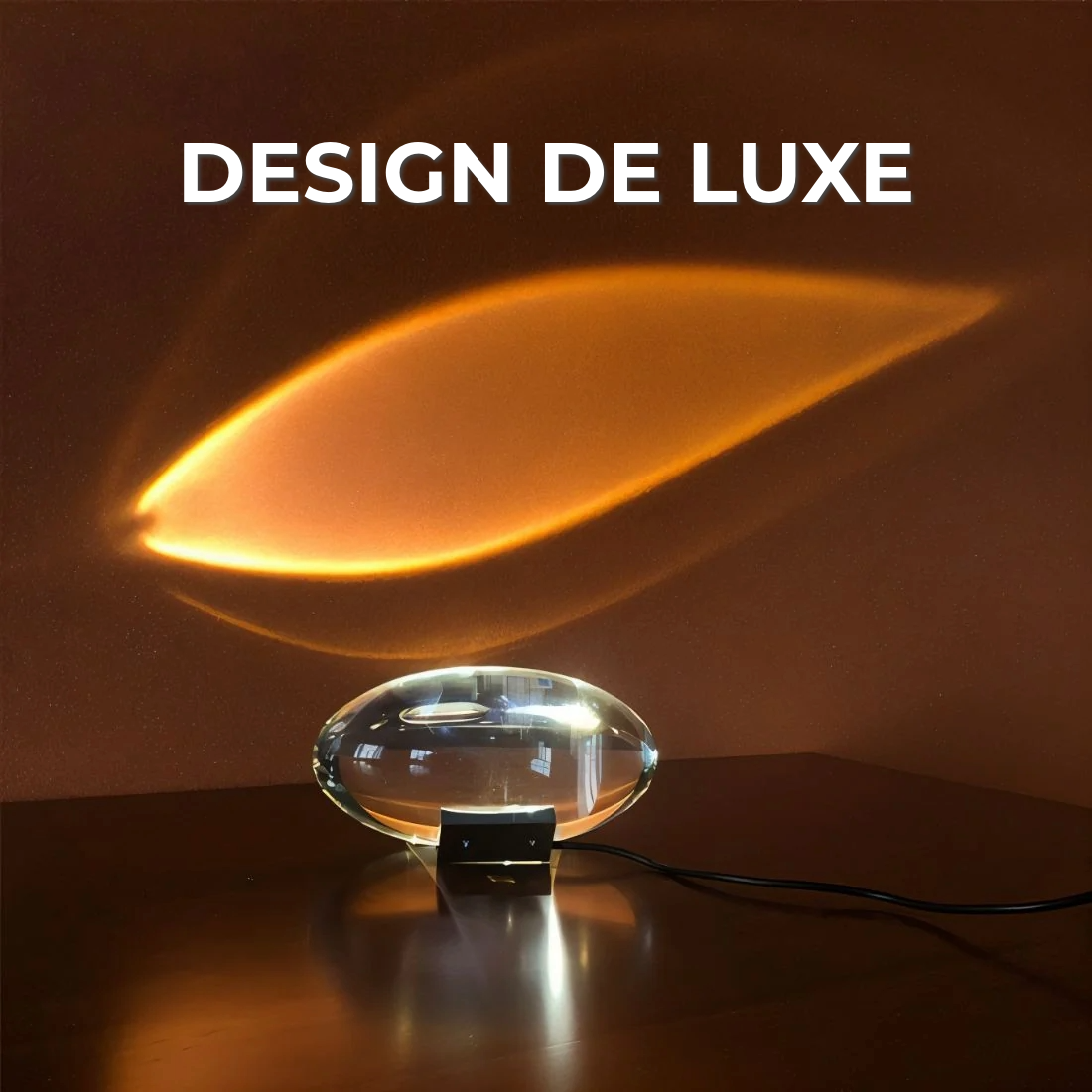 Lampe Prisme en Cristal