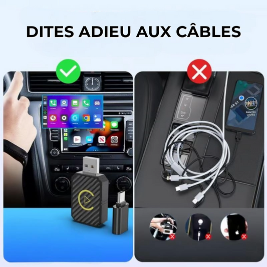 Mini Adaptateur CarPlay Sans Fil