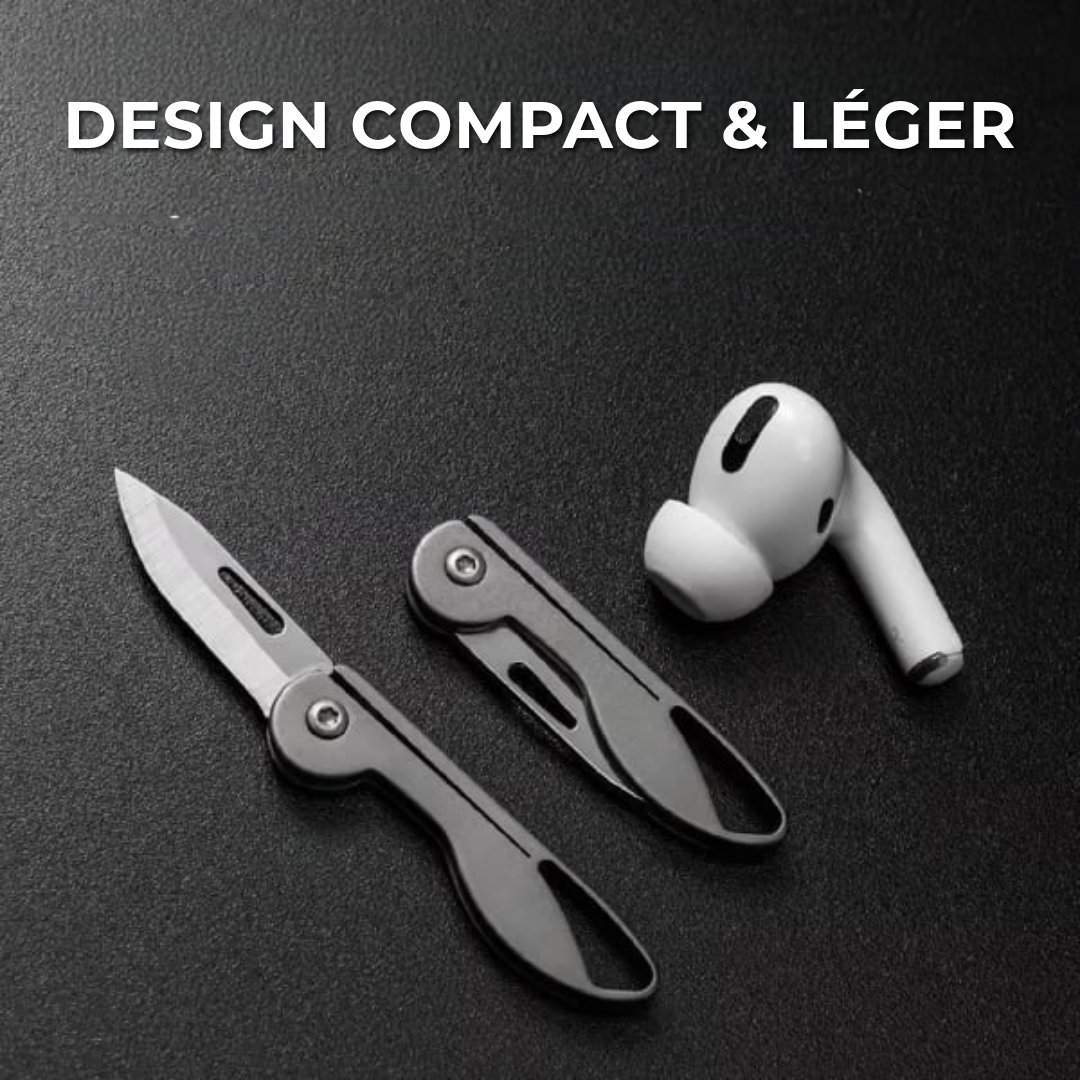Mini couteau de poche porte-clés