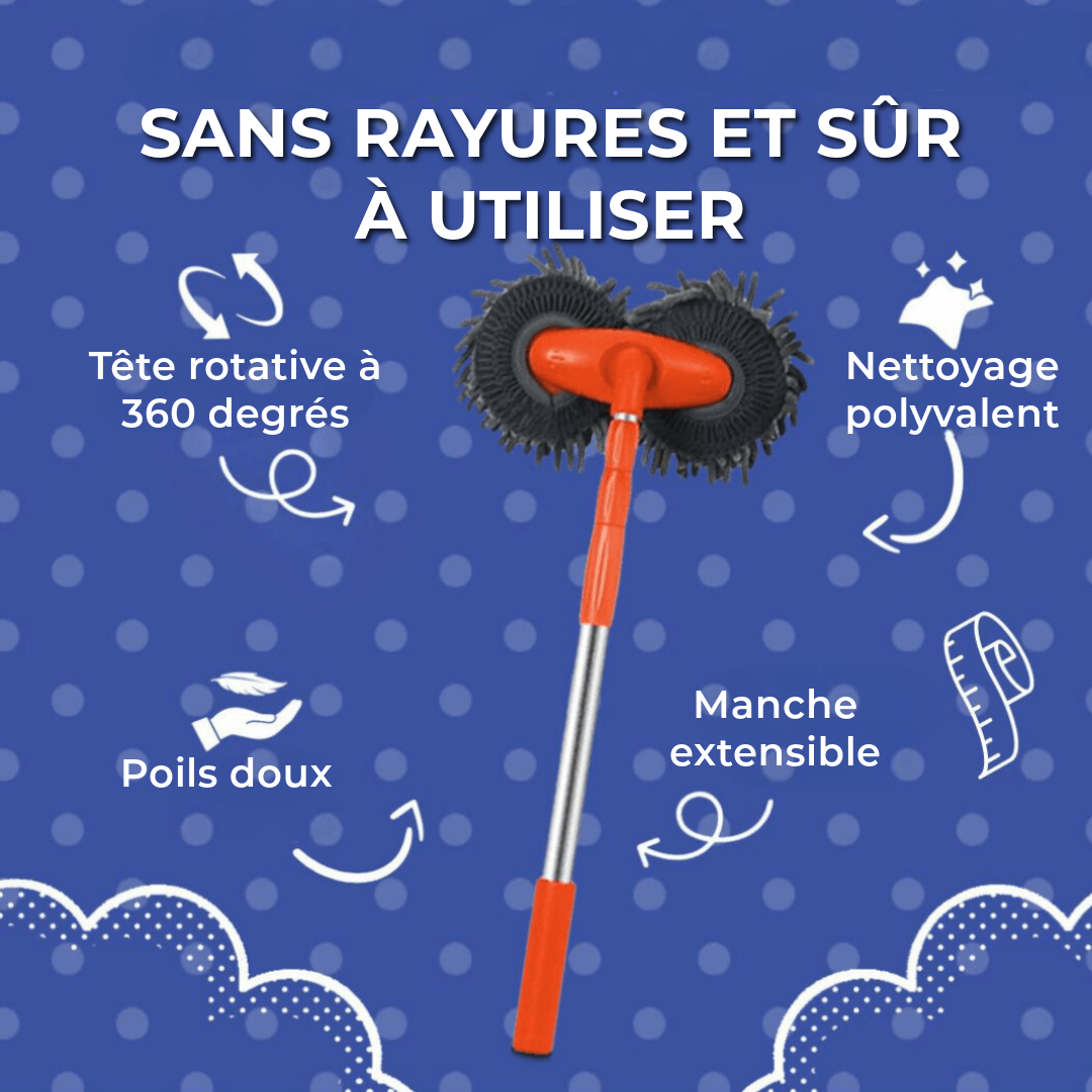 Brosse de voiture en microfibre