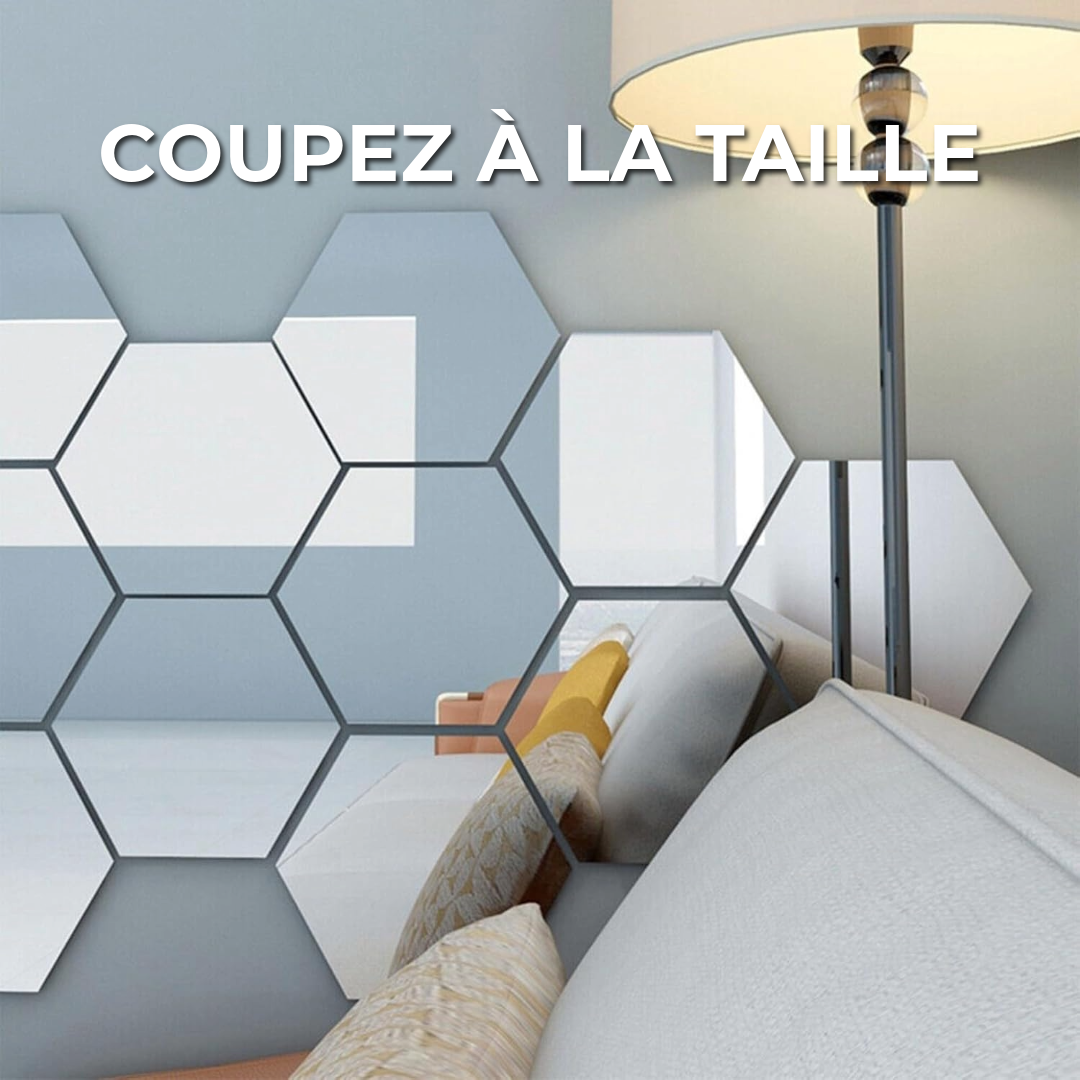 Miroir incassable auto-adhésif