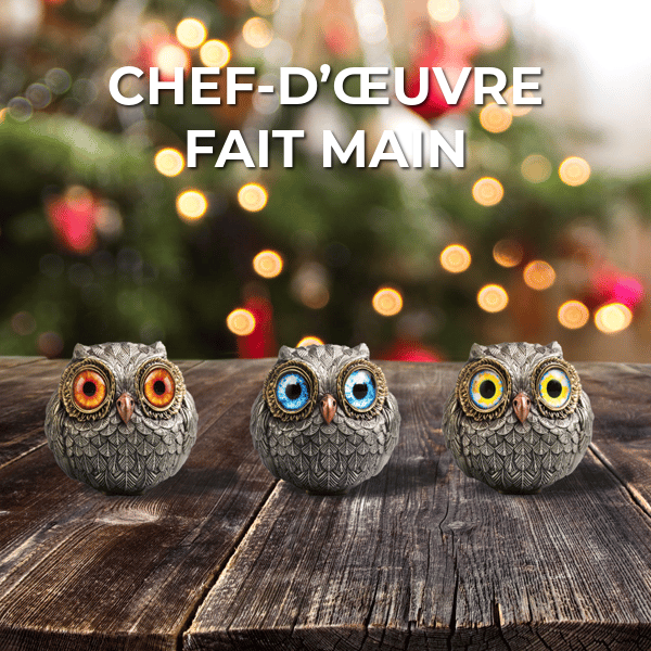 Porte-bonheur Hibou | 3 cm x 3 cm