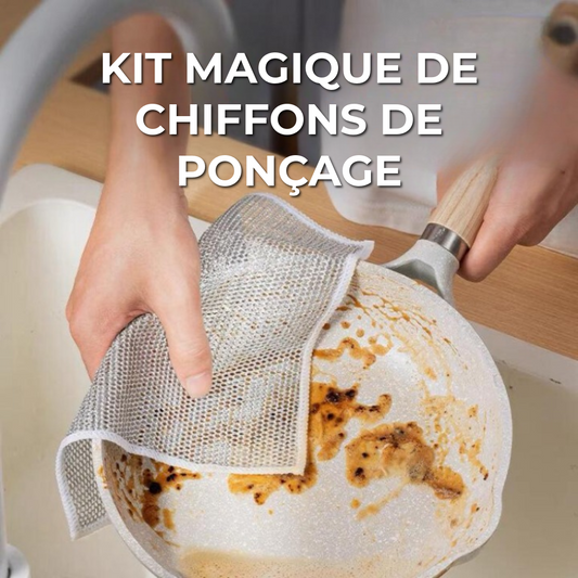 Kit Magique de Chiffons de Ponçage