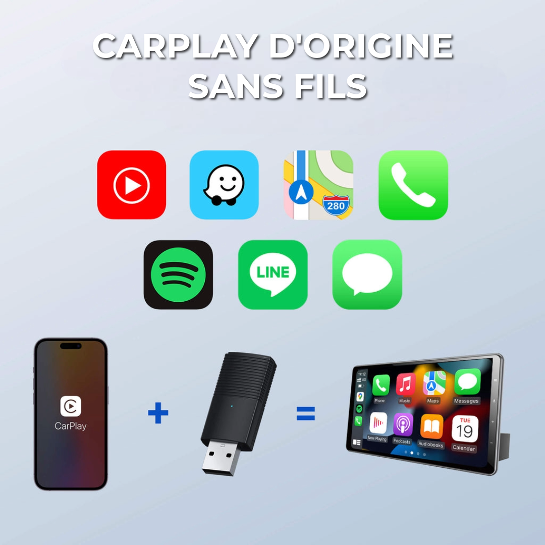 Mini Adaptateur CarPlay Sans Fil