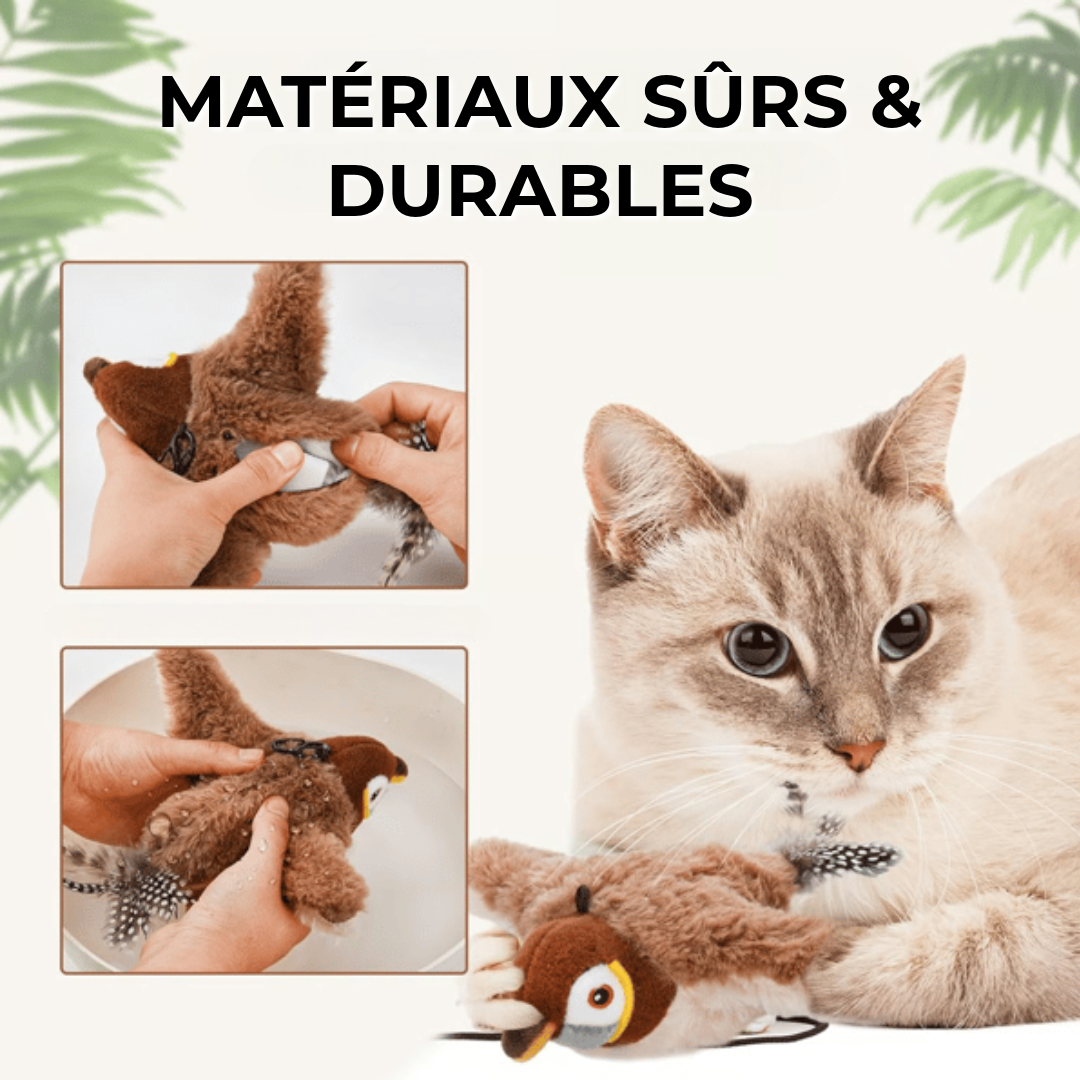 Jouet interactif en forme d'oiseau