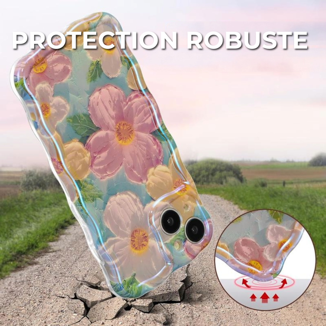 Coque iPhone Peinte à l’Huile Rétro