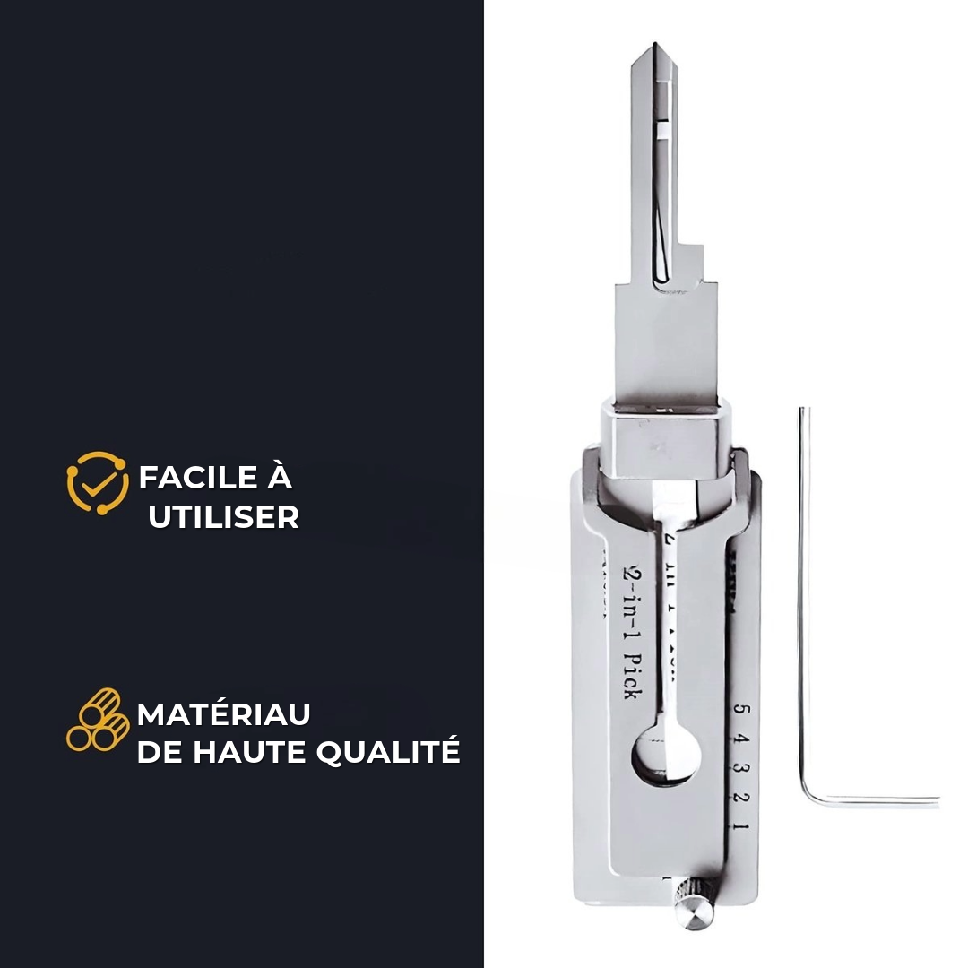 Professionnel Décodeur de Clés en Acier Inoxydable