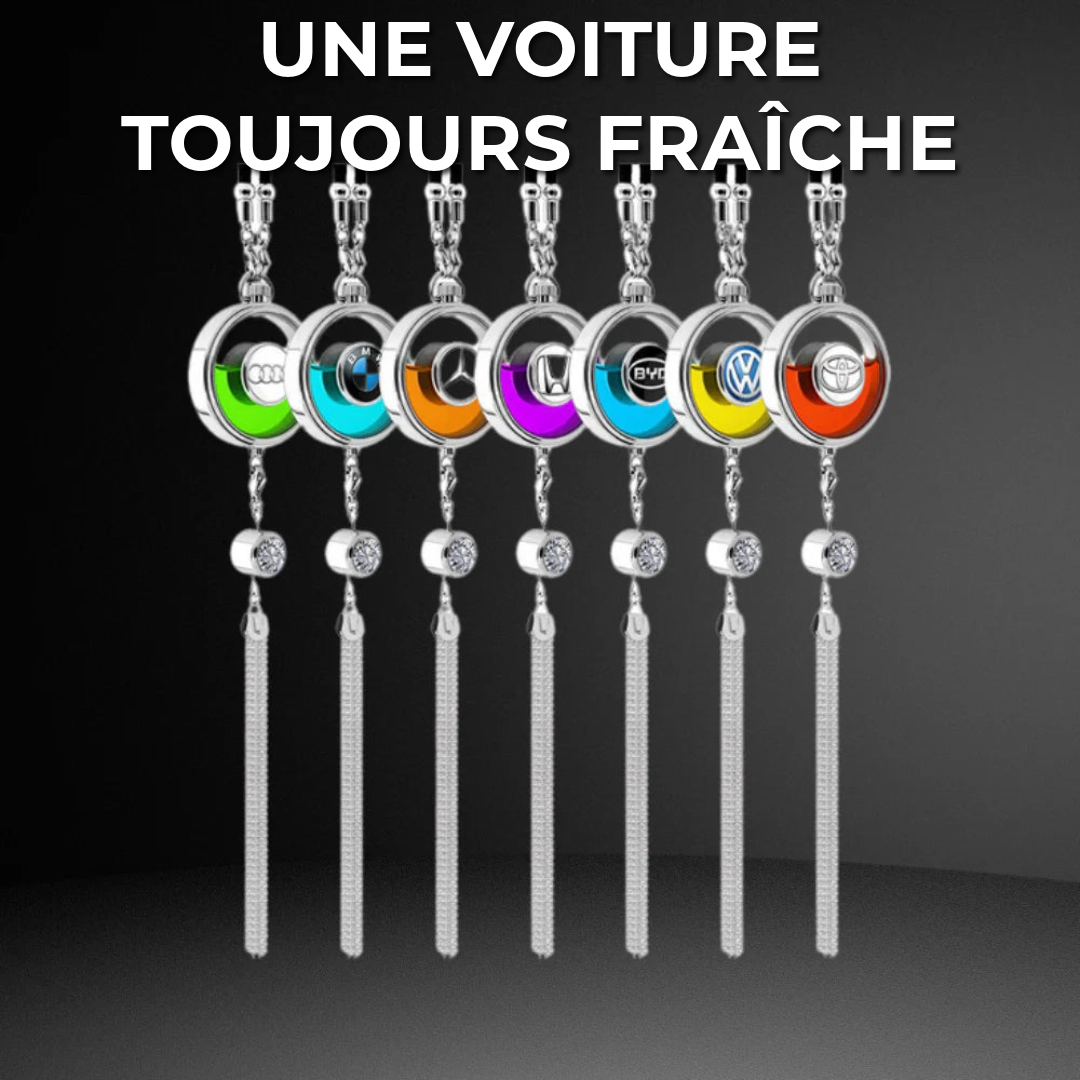 Désodorisant de voiture logo de luxe