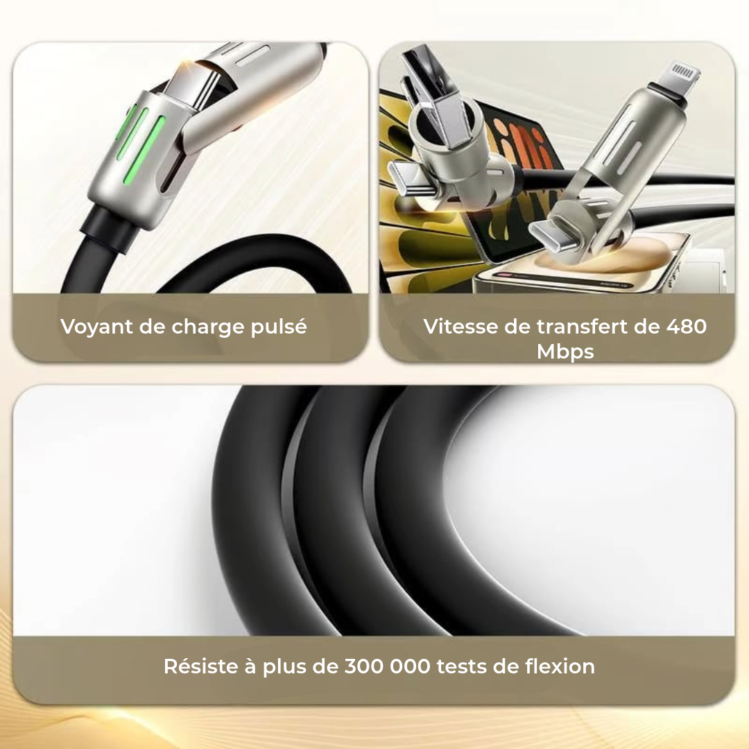 4-en-1 Chargeur Multifonction