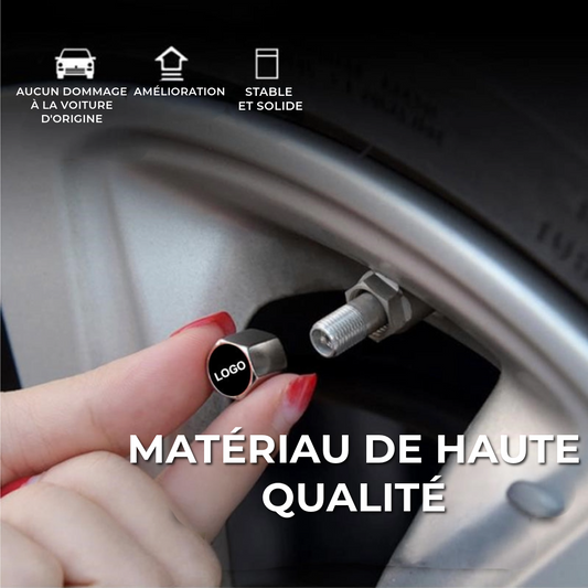 Bouchon de valve avec logo auto