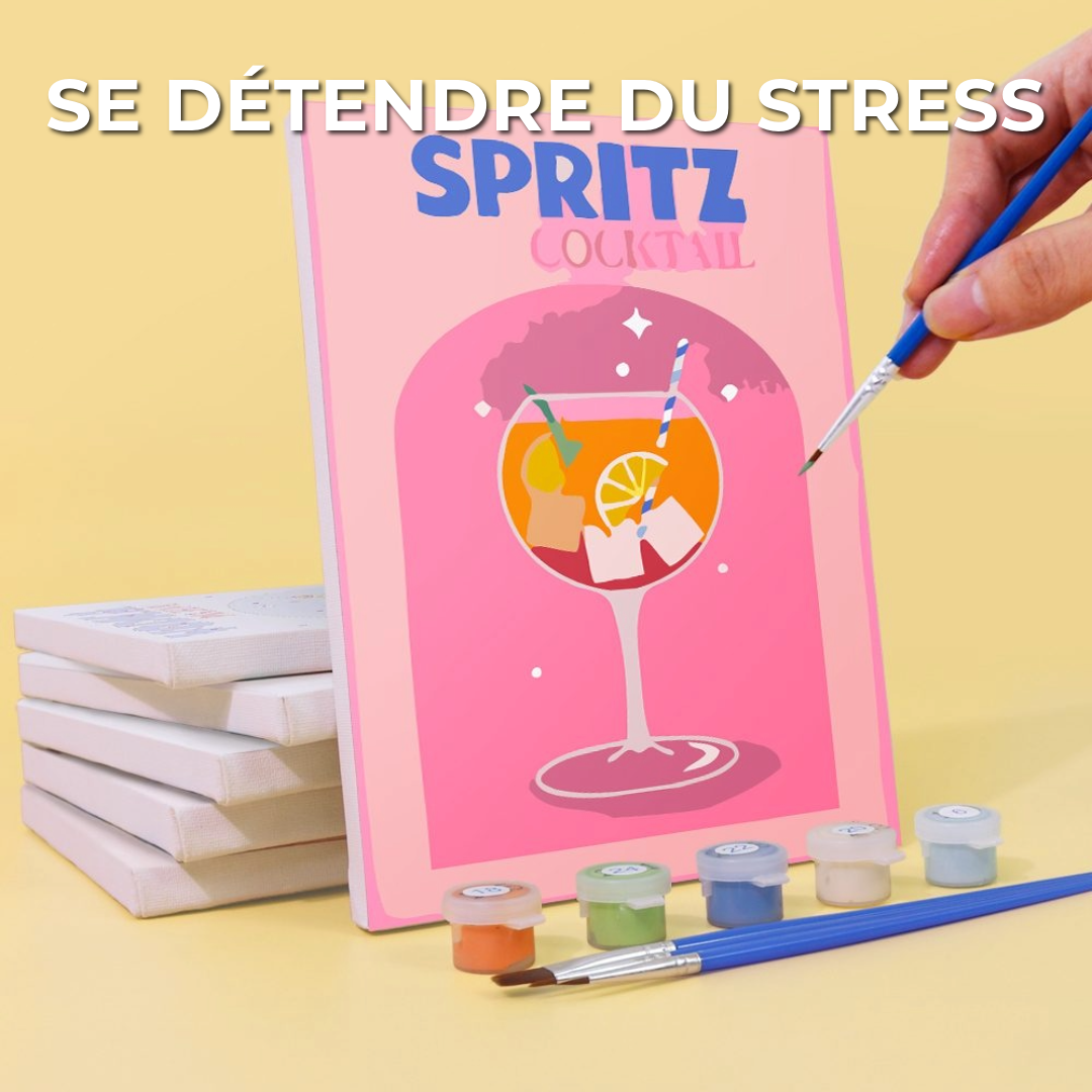 6 Mini Peintures Cocktail