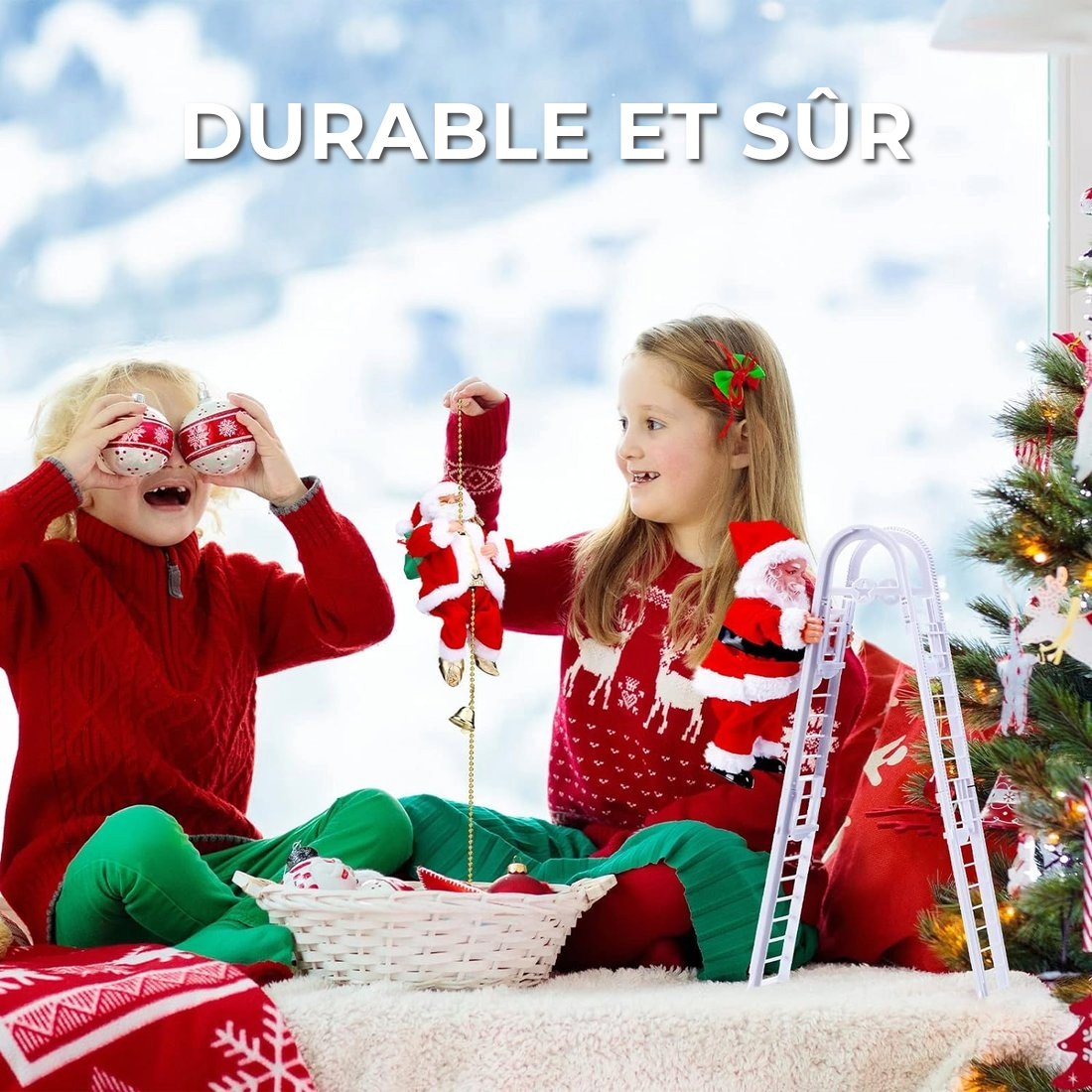 Père noël grimpant