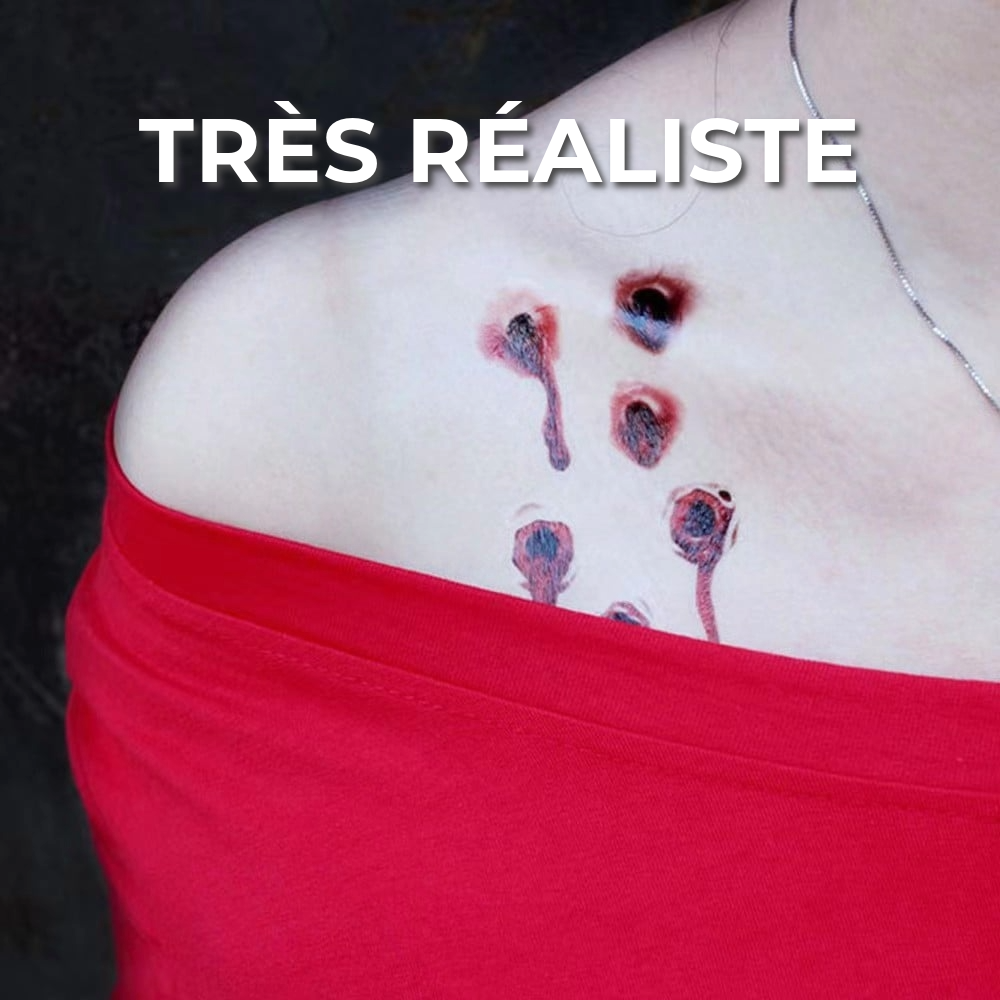 Ensemble de tatouages d'Halloween