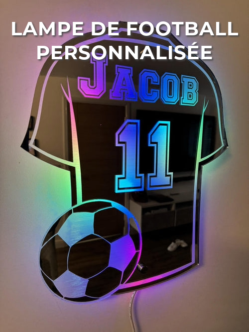 lampe de maillot de football personnalisé