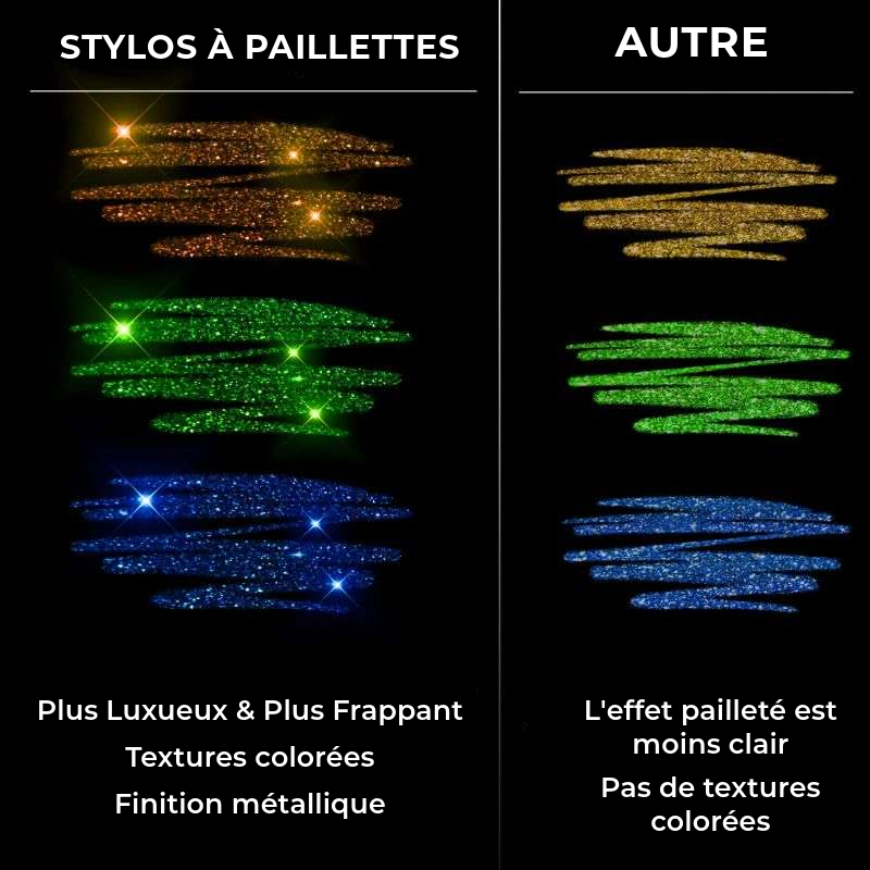 Stylos Pailletés