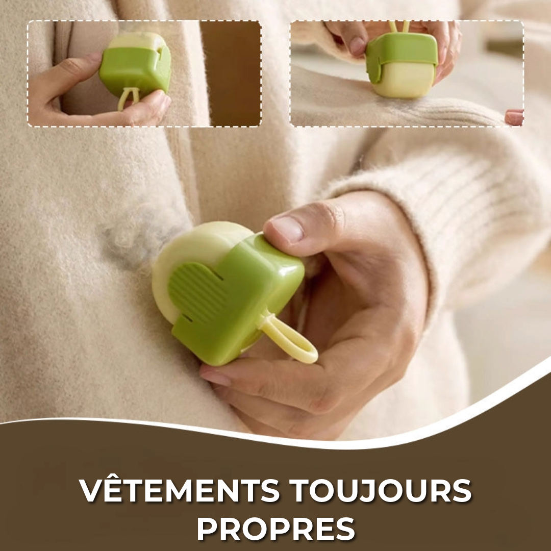 Dérouleur Anti-Peluches Lavable et Portable