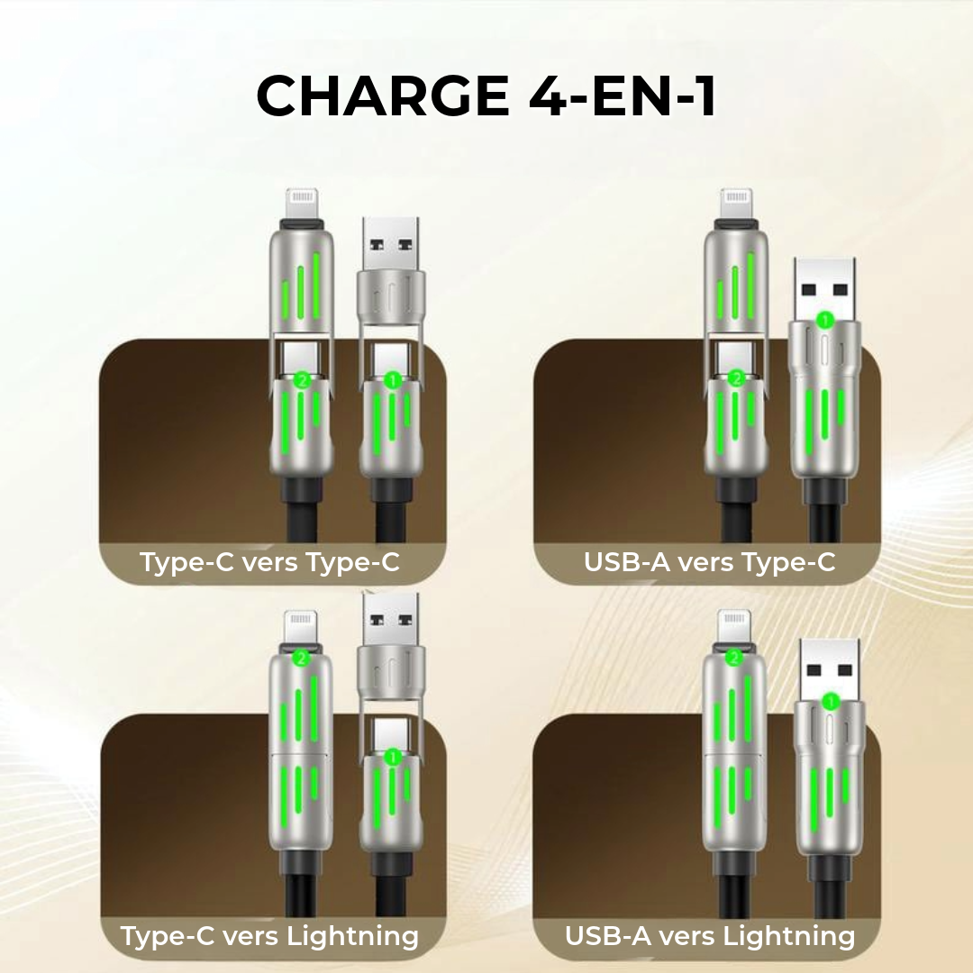 4-en-1 Chargeur Multifonction