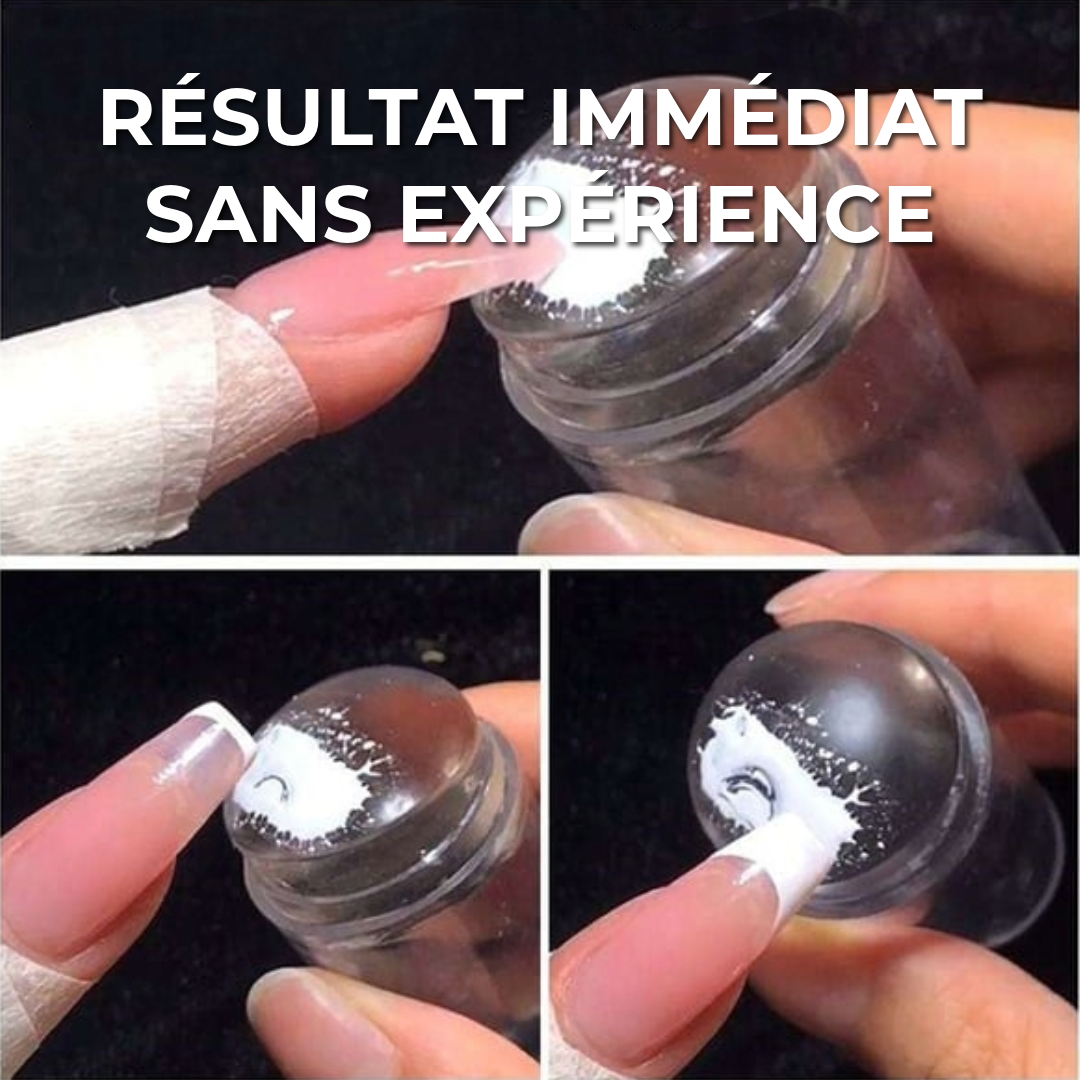 Kit de Tampon pour Manucure Française