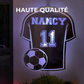 lampe de maillot de football personnalisé