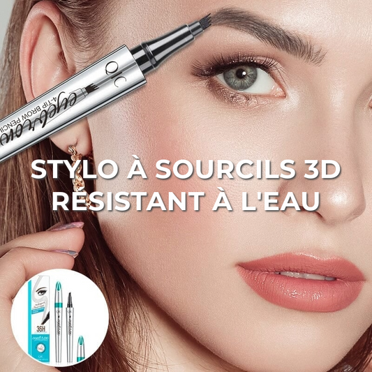Stylo à sourcils 3D résistant à l'eau