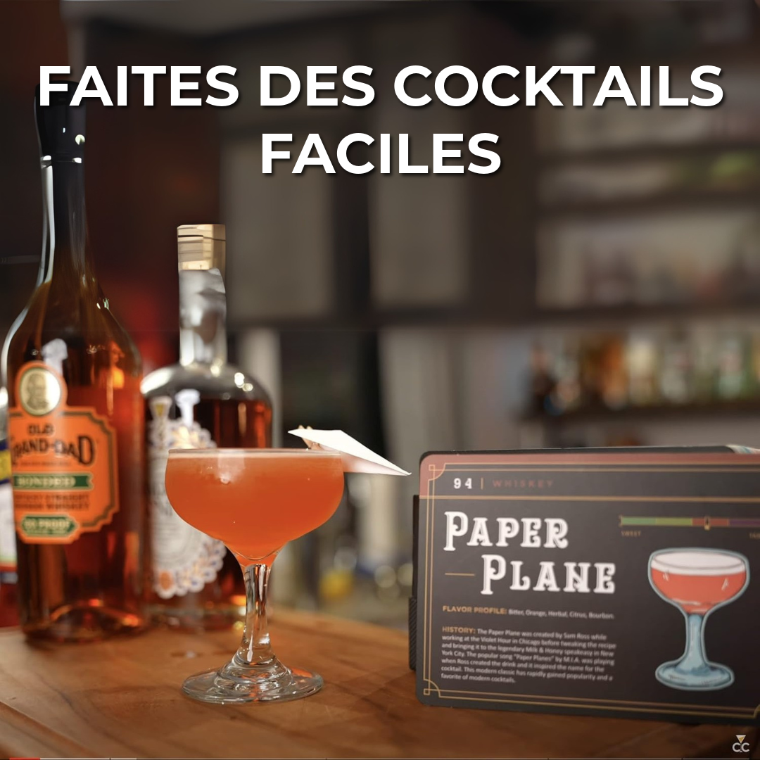 Cartes de Cocktails | 100 Recettes en Anglais