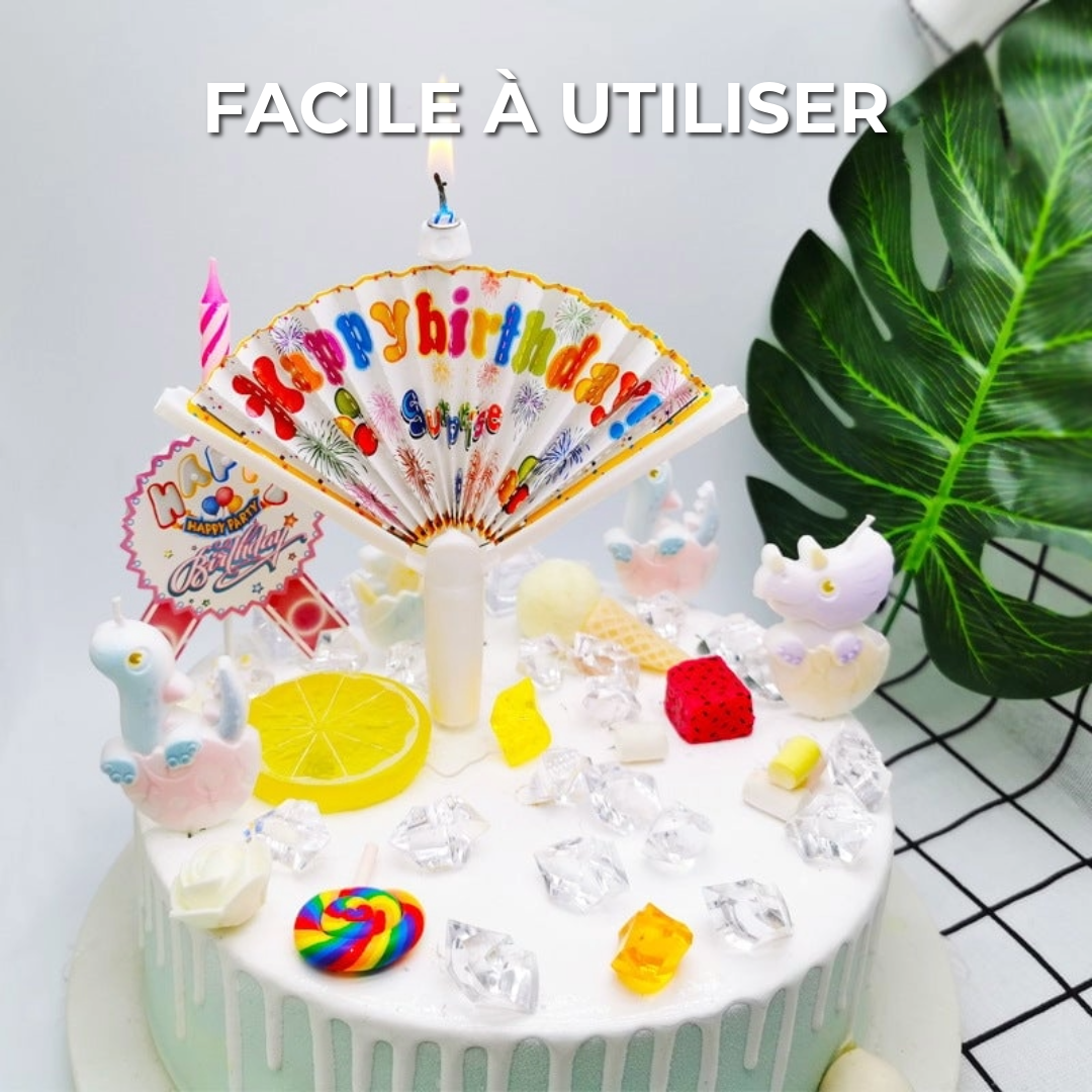 Bougie d'anniversaire magique
