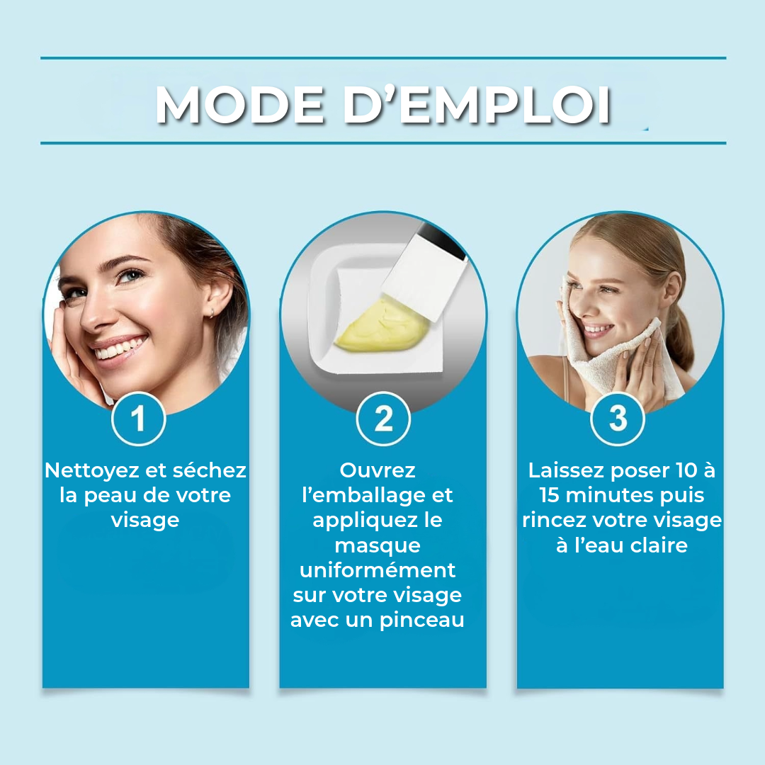 Masque facial zombie professionnel