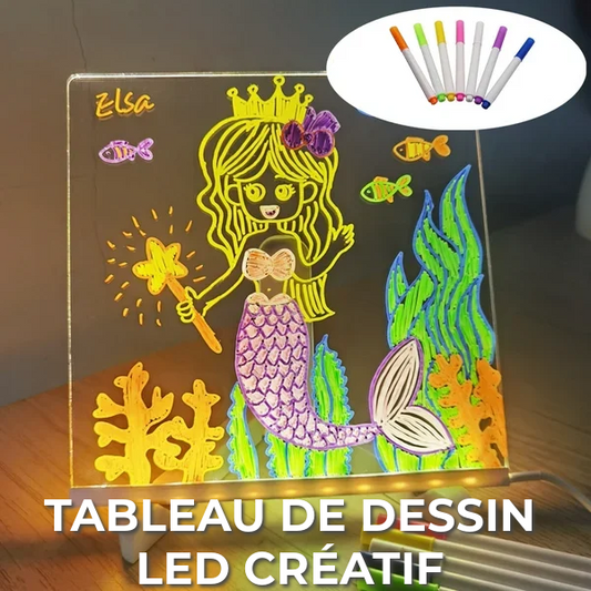 Tableau de dessin LED créatif
