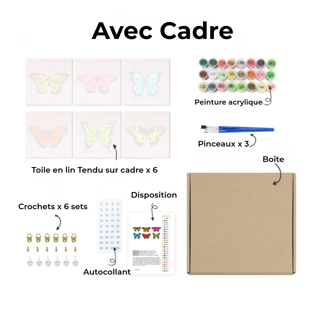 6 Mini Peintures Cocktail