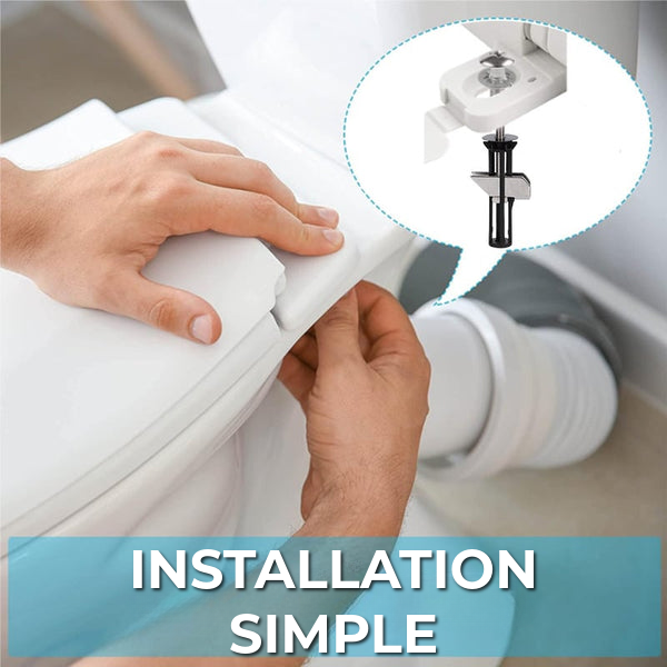 Verrouillage Inamovible pour Abattant de Toilette