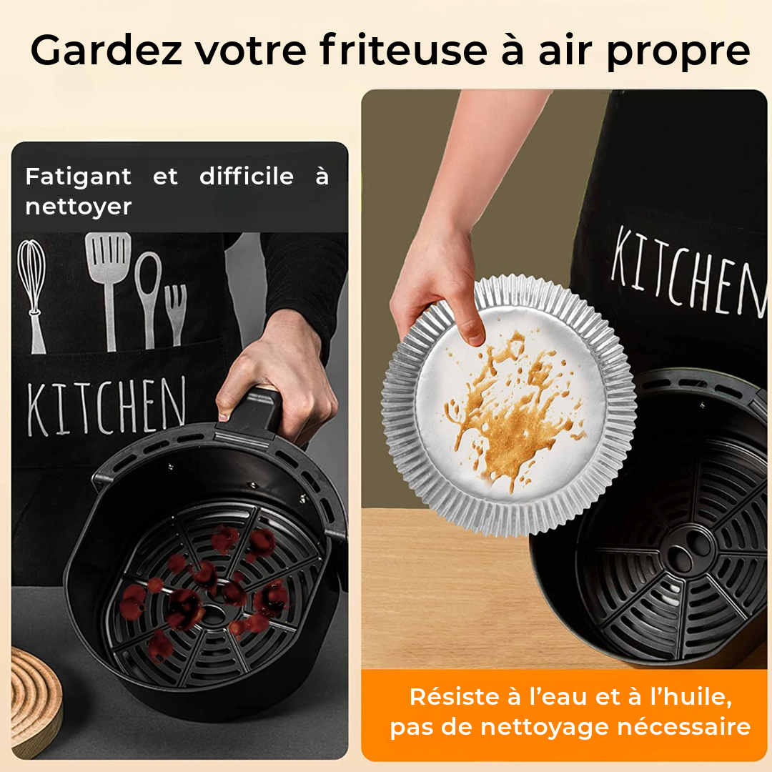 Barquette en aluminium pour friteuse à air