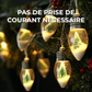 Éclairage de Noël chaleureux