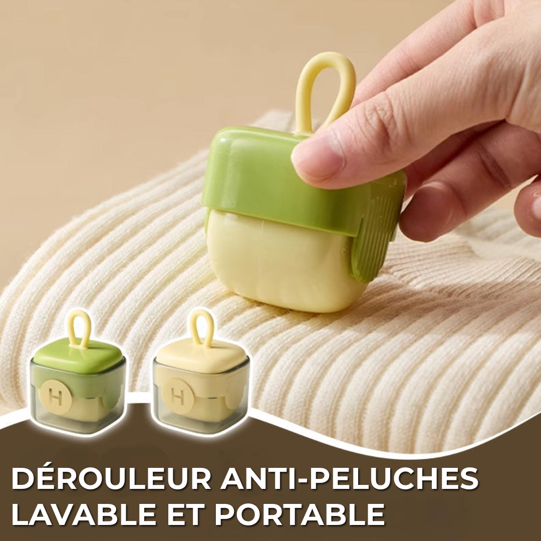 Dérouleur Anti-Peluches Lavable et Portable