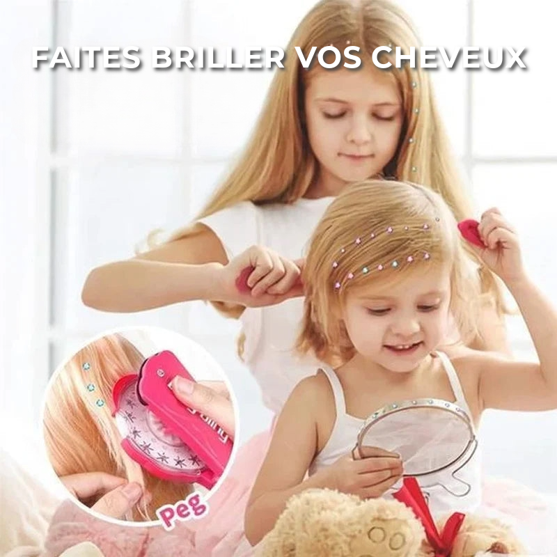 Accessoire cheveux diamant | 12 bandes