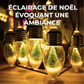 Éclairage de Noël chaleureux