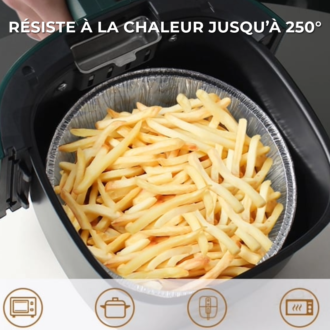Barquette en aluminium pour friteuse à air