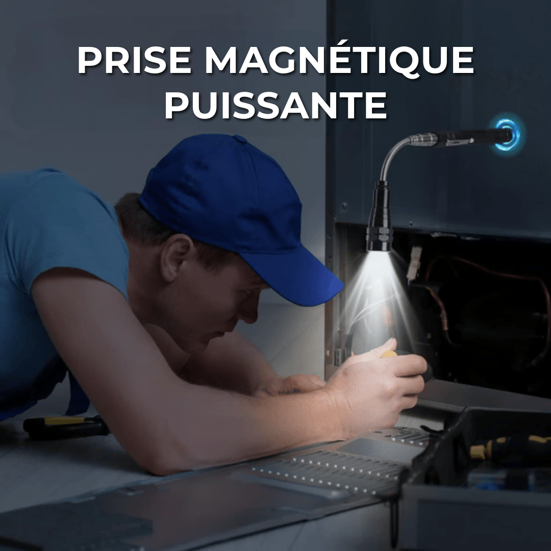Lampe télescopique magnétique