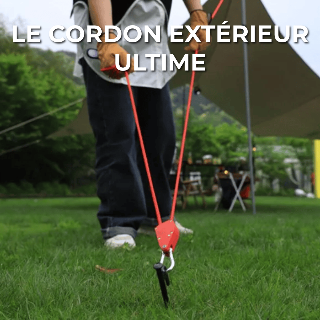 StormGrip™ corde d'extérieur coupe-vent