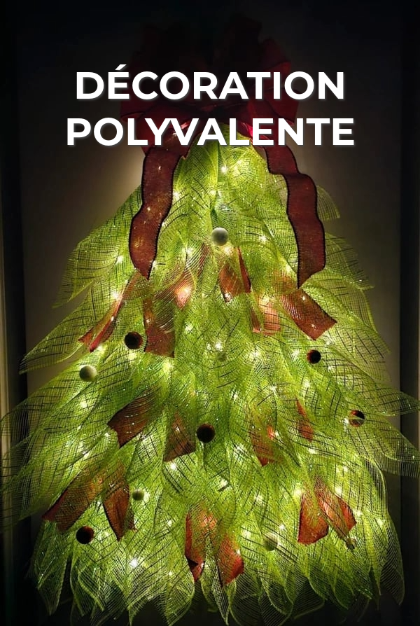 Couronne de sapin de Noël faite à la main