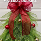 Couronne de sapin de Noël faite à la main