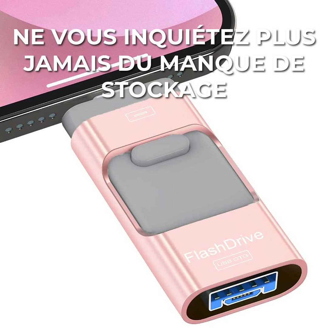 Clé USB 4-en-1 Universelle