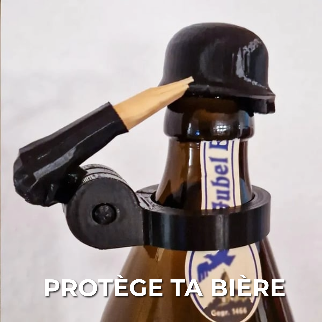 Casque Porte-Bouteilles Soldat